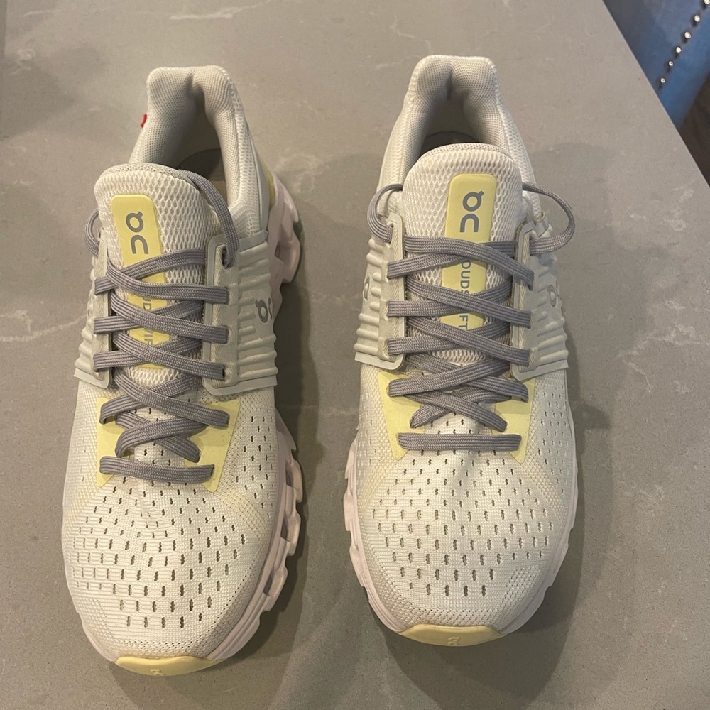 On Cloud Running Shoes White/Limelight